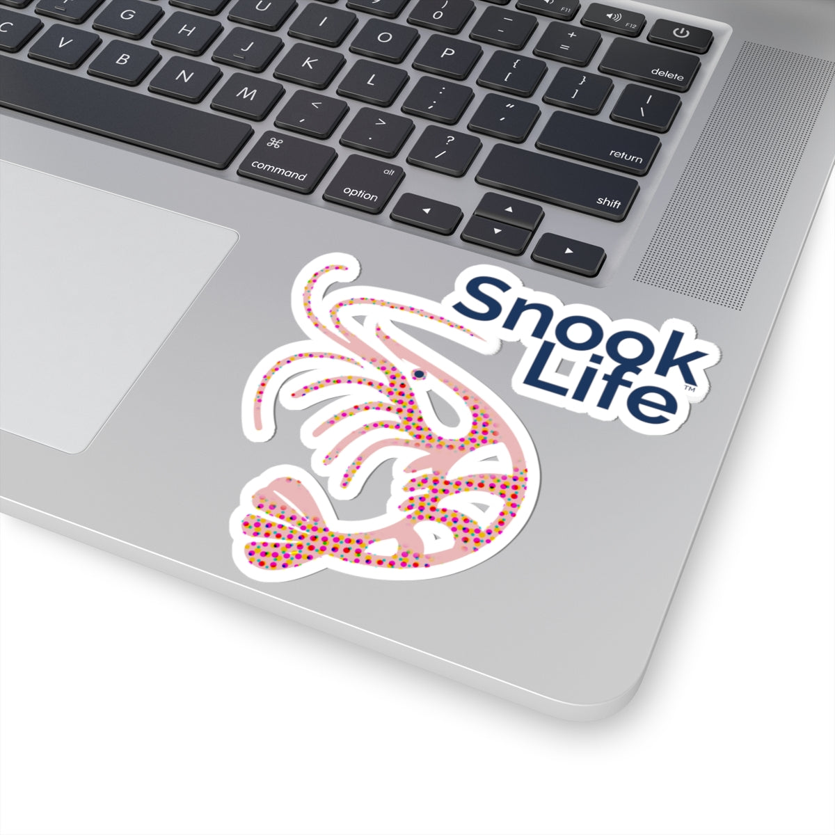 Snook Life Shrimp Sticker — Kiss-Cut Vinyl Decal for Laptops, Boats & Fishing Gear