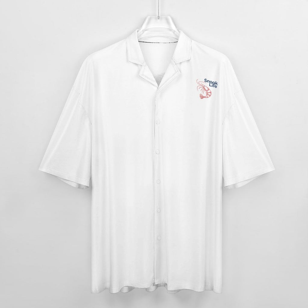 Snook Life® - Snook Sketch - 190gsm Cotton Men's Cuban Collar Short-Sleeve Shirt