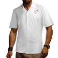 Snook Life® - Snook Sketch - 190gsm Cotton Men's Cuban Collar Short-Sleeve Shirt