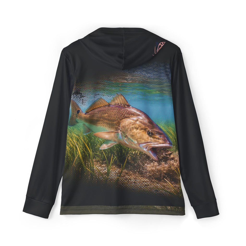 Snook Life® - Redfish F/B Underwater Hoodie | Fishing Scene Sports Warmup