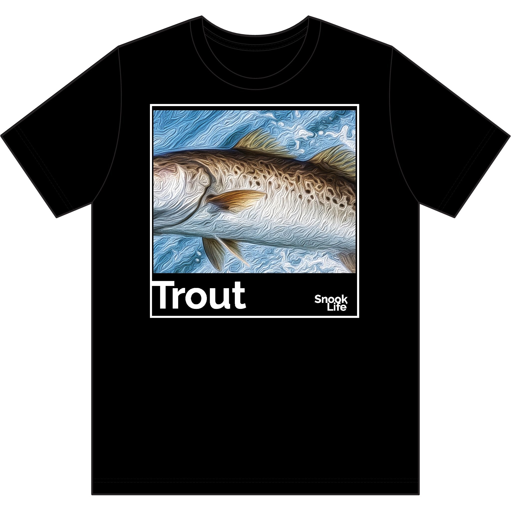 Snook Life ® Trout art T-Shirt