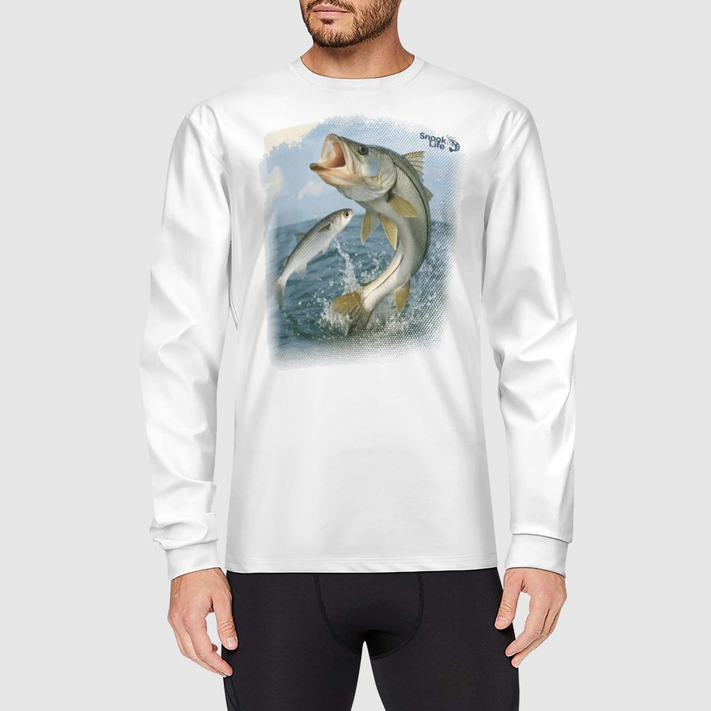 Snook Life® - Snook - Men's Performance Long Sleeve Tee