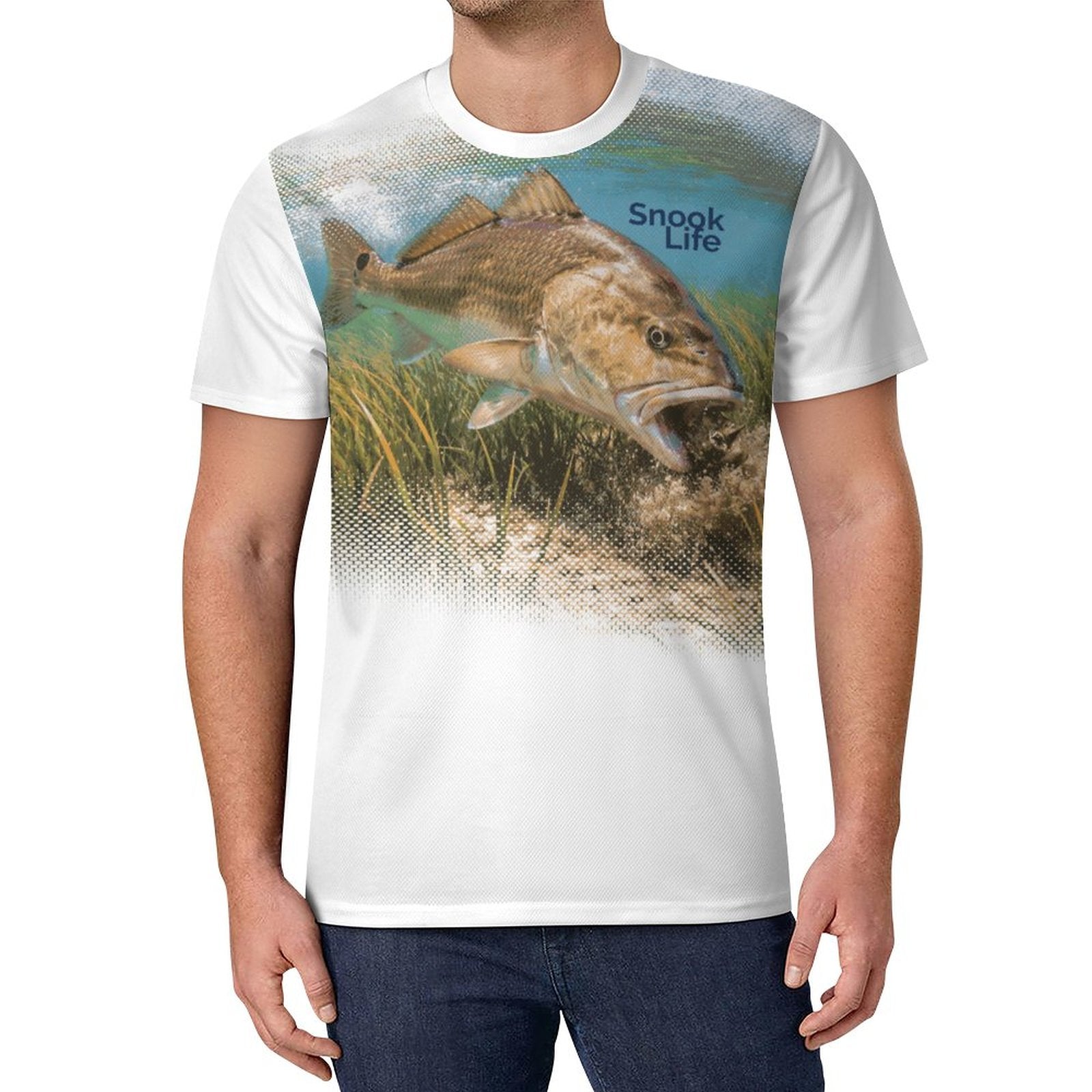 Snook Life's - Redfish Hero - Ice Silk Cooling Short Sleeve Men’s Shirts