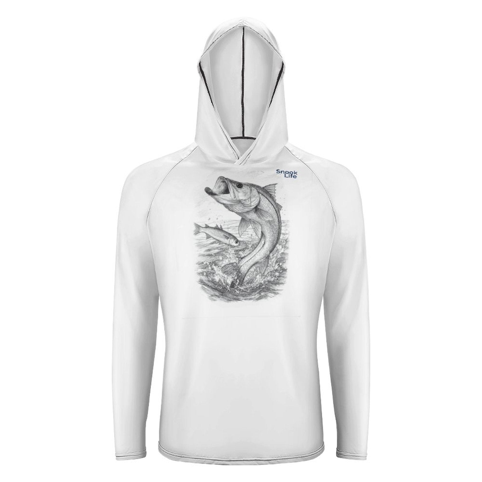 Snook Life ® Men's UPF 40+ Sun Protection Fishing Shirt