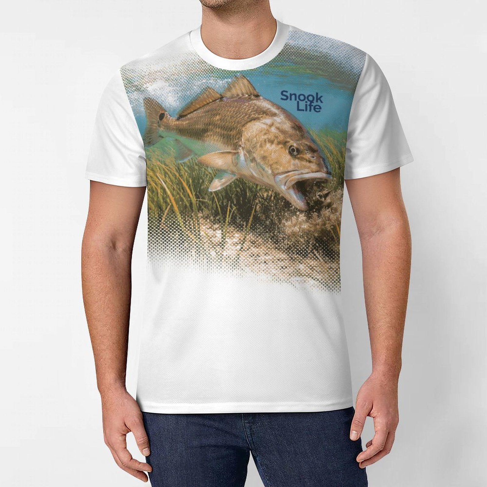 Snook Life's - Redfish Hero - Ice Silk Cooling Short Sleeve Men’s Shirts