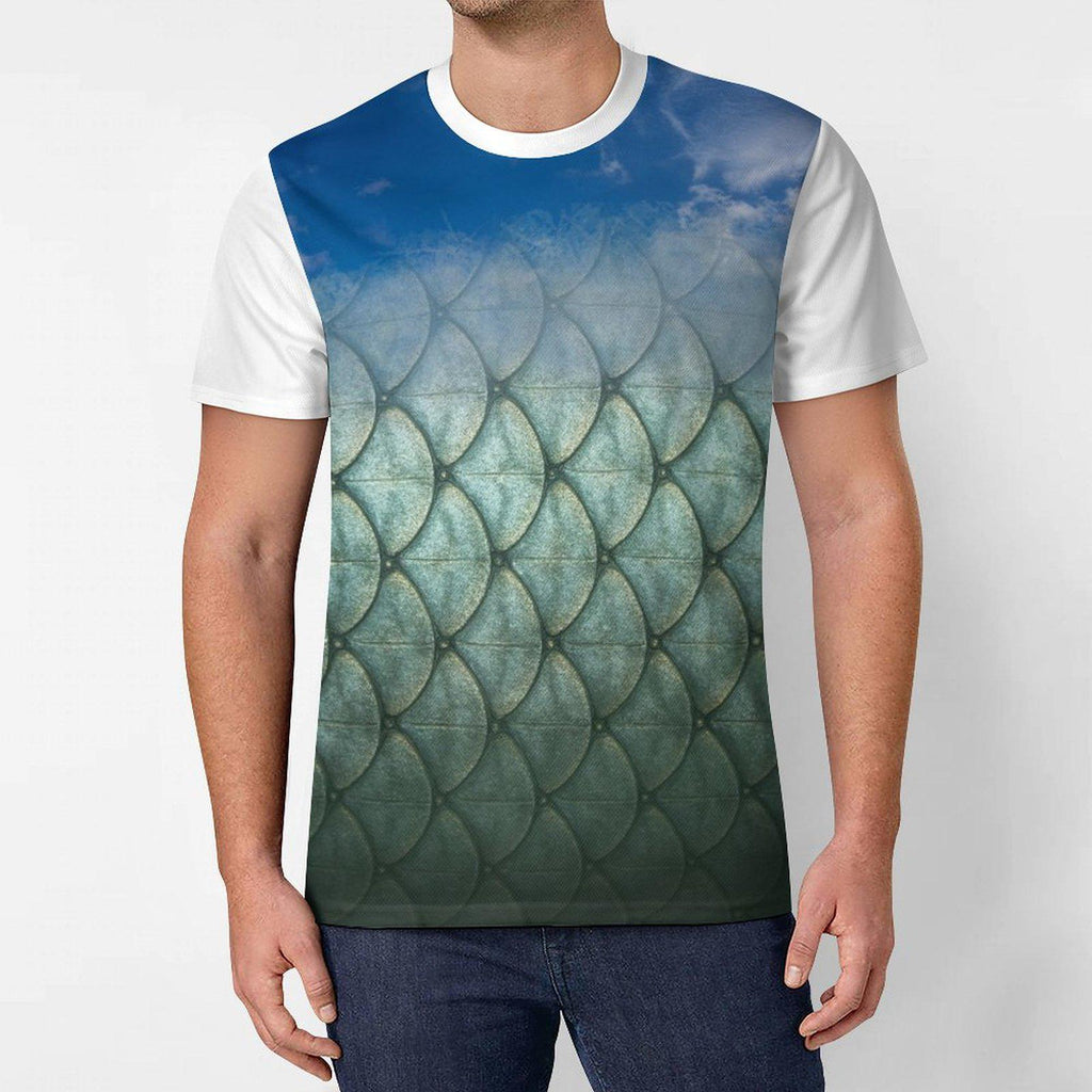 Snook Life® - 160gsm Ice Silk Cooling Short Sleeve Men’s Shirts (All-Over Printing)