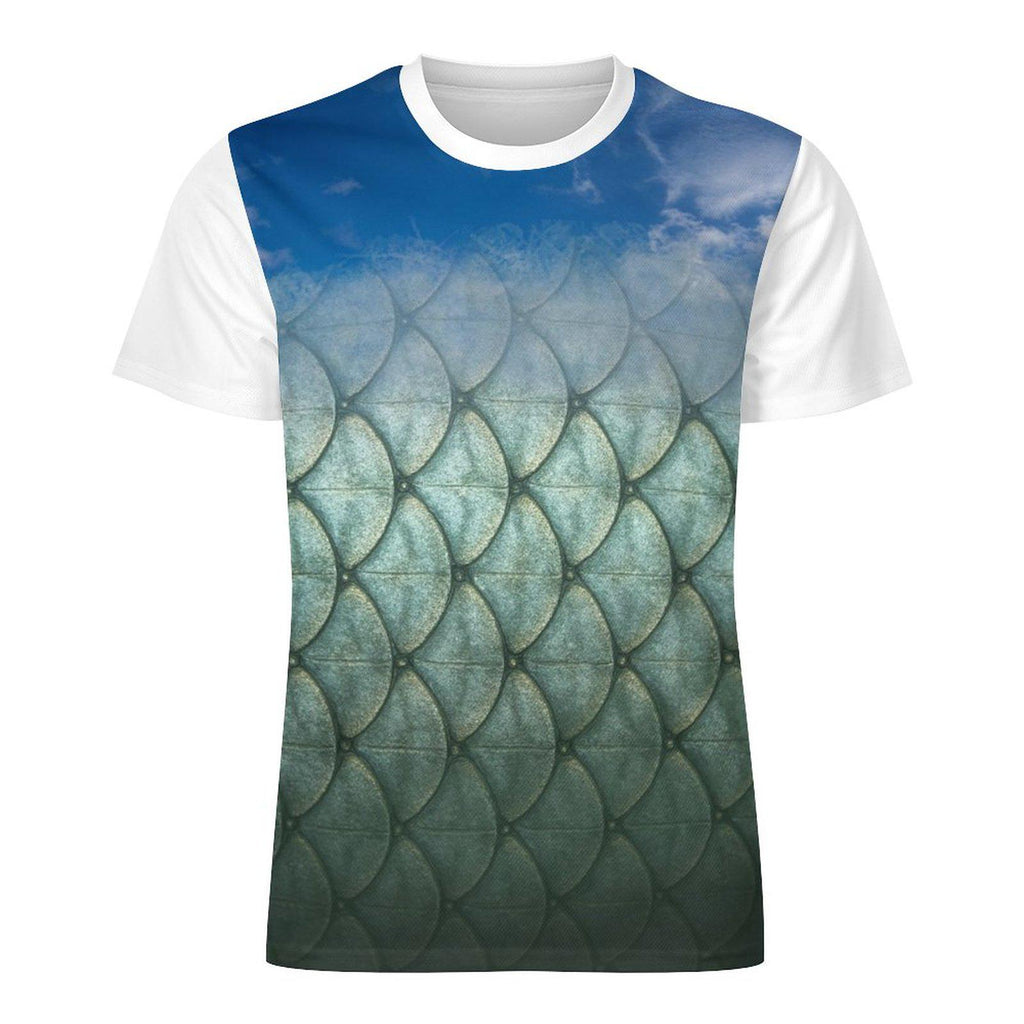 Snook Life® - 160gsm Ice Silk Cooling Short Sleeve Men’s Shirts (All-Over Printing)