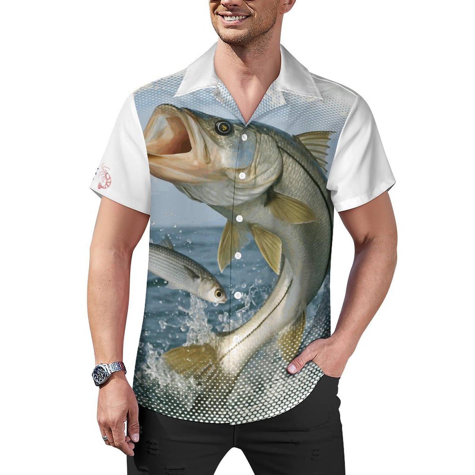 Snook Life® - Short Sleeve Cuban Collar Shirt